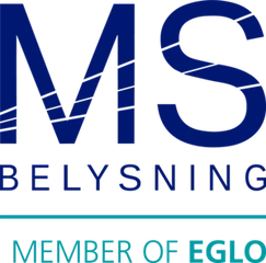 MS Belysning logo